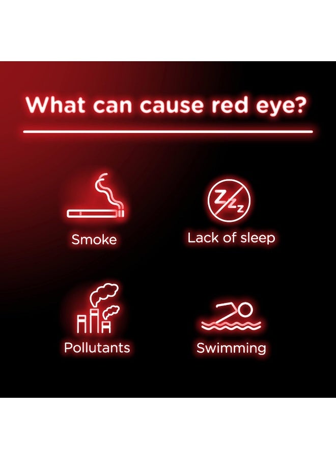 Visine Red Eye Comfort Redness Relief Eye Drops to Relieve Red Eyes Irritations Fast, Tetrahydrozoline HCl, 15ml - Image 3